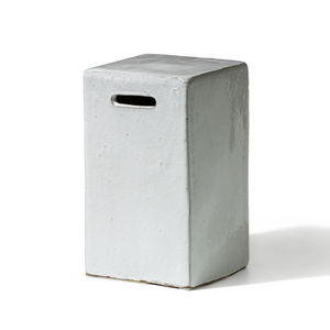 Cubic Concrete Side Table | Gervasoni Inout | ItalianFurniture.com
