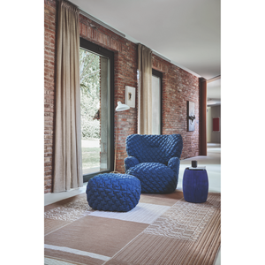 Upholstered Modern Ottoman | Gervasoni Loll | ItalianFurniture.com