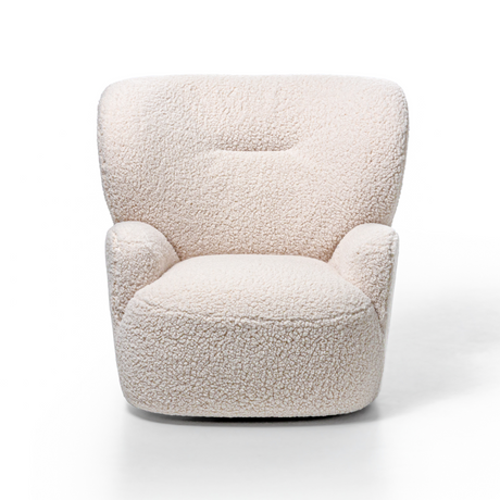 Swivel Barrel Armchair | Gervasoni Loll | ItalianFurniture.com
