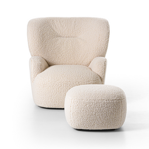 Swivel Barrel Armchair | Gervasoni Loll | ItalianFurniture.com
