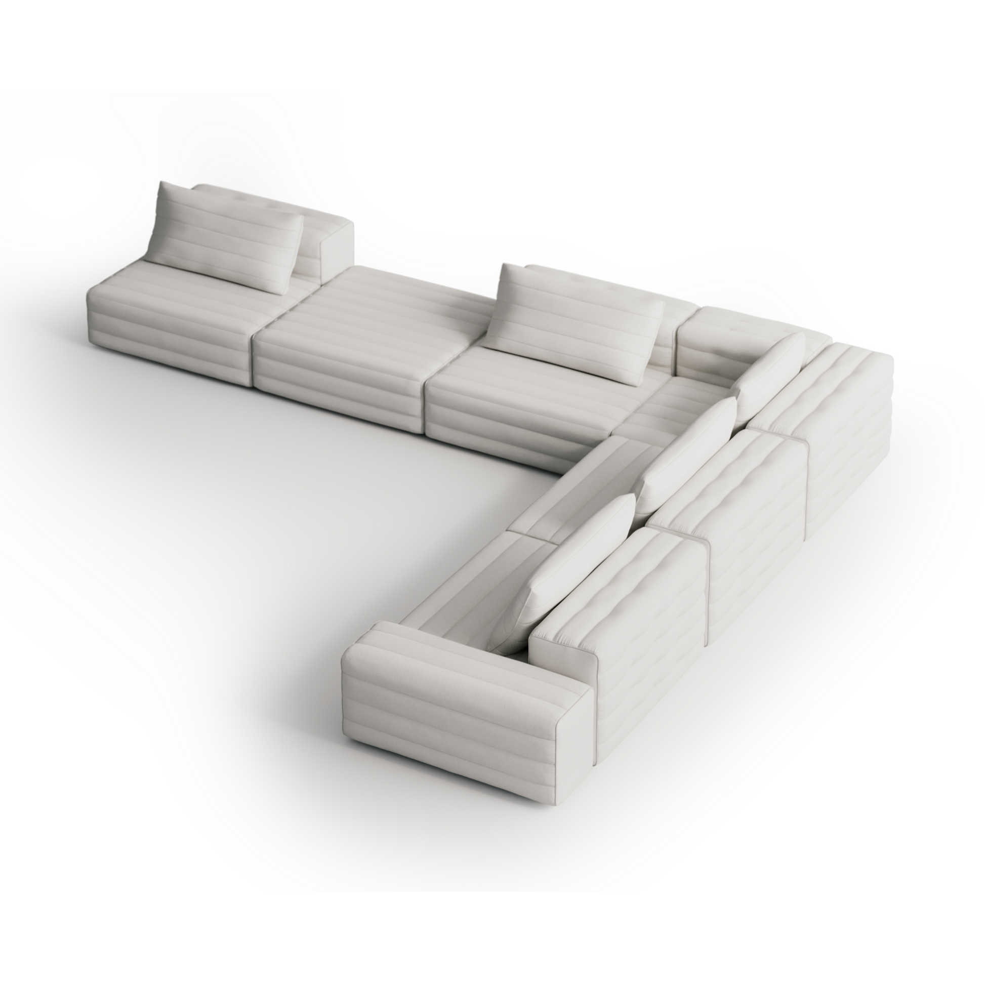 Upholstered Modular Sofa | Gervasoni Samet | ItalianFurniture.com
