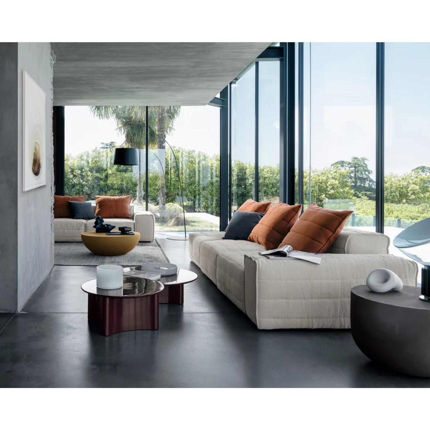 Upholstered Modular Sofa | Gervasoni Samet | ItalianFurniture.com