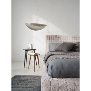 Nickel Plated Pendant Lamp | Gervasoni Silver | ItalianFurniture.com