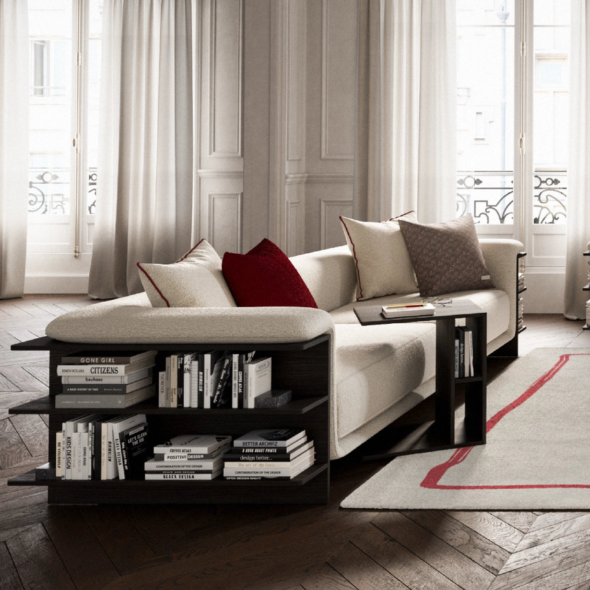 Double-Armed 2-Seater Bookcase Sofa | Karl Lagerfeld Maison Saint-Germain