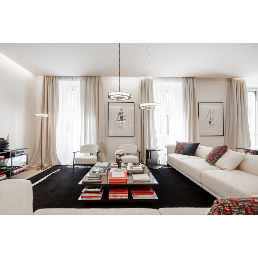 Single-Armed 3-Seater Bookcase Sofa | Karl Lagerfeld Maison Saint-Germain  | Italianfurniture.com