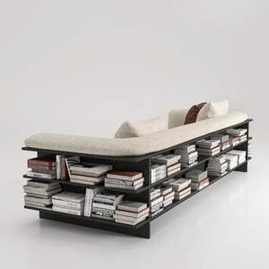 Double-Armed 3-Seater Bookcase Sofa | Karl Lagerfeld Maison Saint-Germain |  Italianfurniture.com