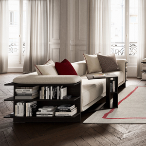 Double-Armed 3-Seater Bookcase Sofa | Karl Lagerfeld Maison Saint-Germain |  Italianfurniture.com