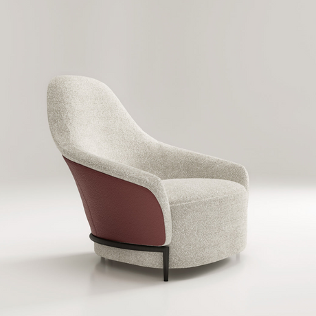 Two-Toned Lounge Chair | Karl Lagerfeld Maison Saint-Guillaume | Itsalianfurniture.com