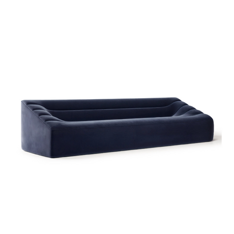 Modern Channeled Sofa with Armrest | Karl Lagerfeld Maison Wellen | Italianfurniture.com