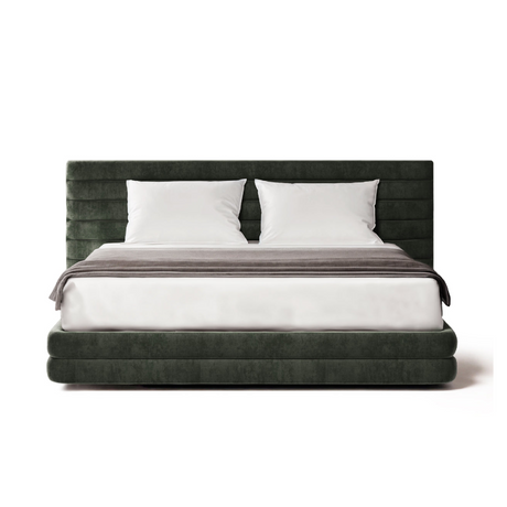 Upholstered Channeled Bed | Karl Lagerfeld Maison Wellen | Italianfurniture.com