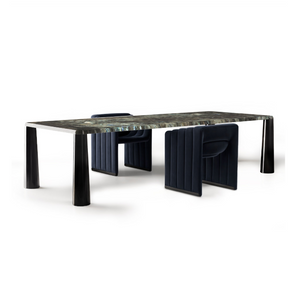 Lacquered Feet Dining Table L | Karl Lagerfeld Maison Wellen | Italianfurniture.com