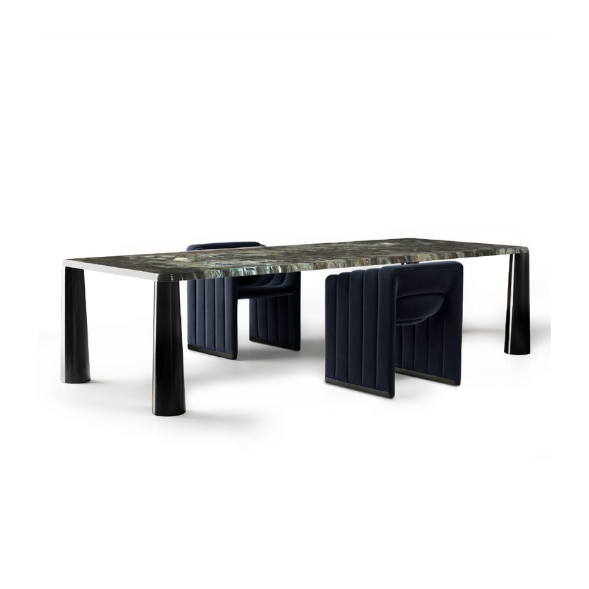 Lacquered Feet Dining Table S | Karl Lagerfeld Maison Wellen | Italianfurniture.com