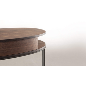 Oval 1-Drawer Coffee Table | Lema Ortis