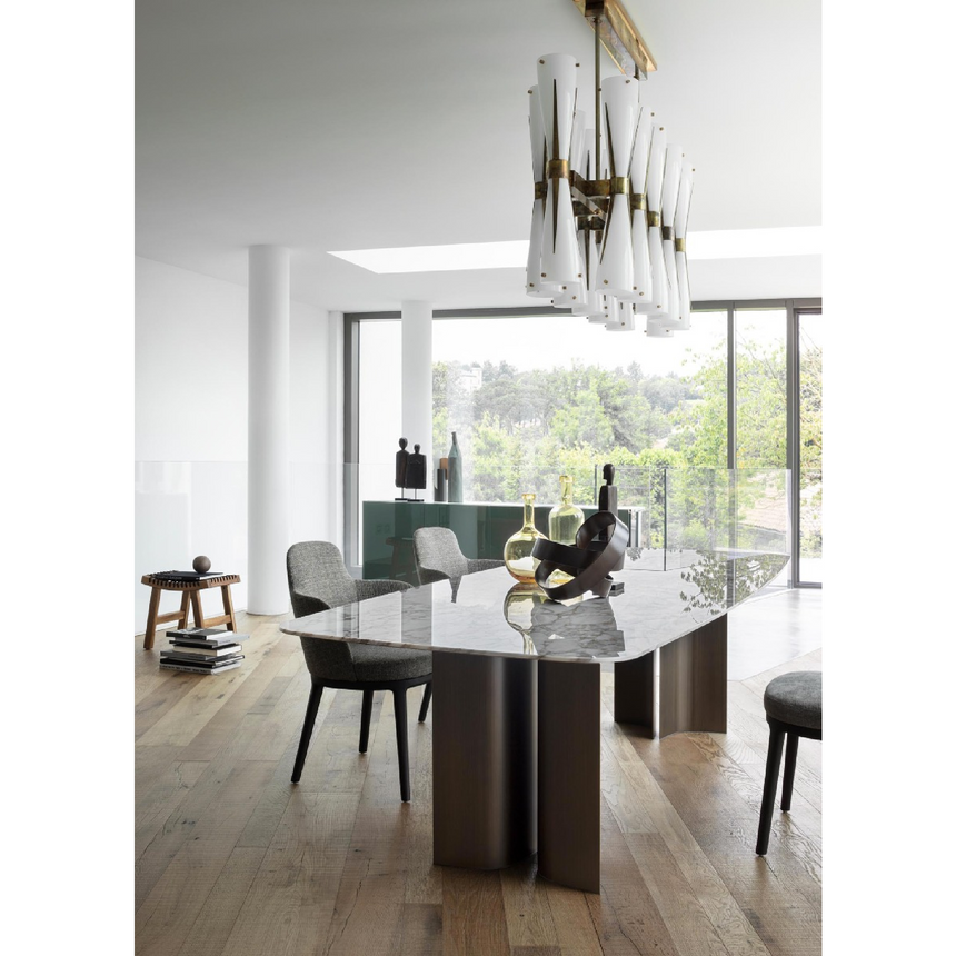 Rectangular Modern Dining Table | Lema Gullwing | Italianfurniture.com