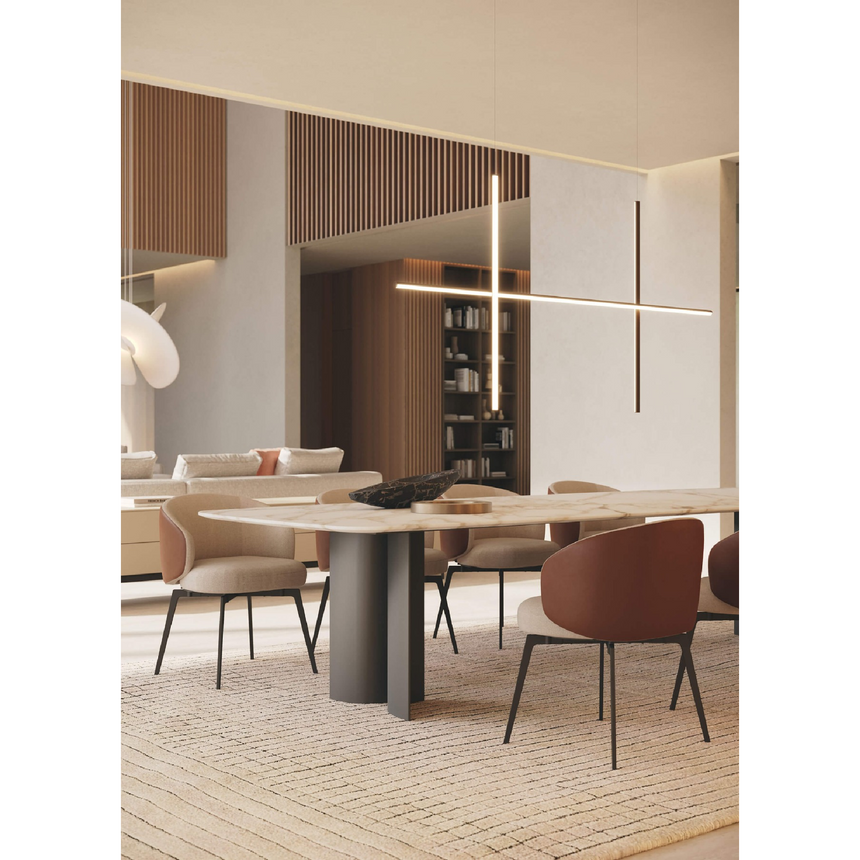 Rectangular Modern Dining Table | Lema Gullwing | Italianfurniture.com