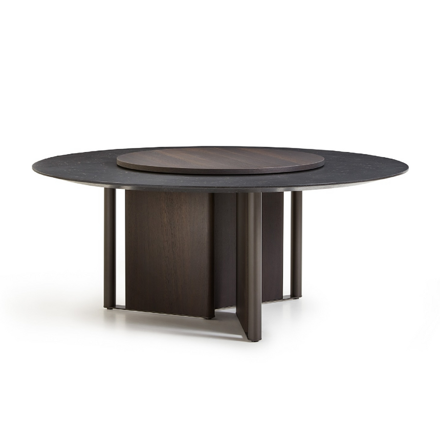 Round Sculptural Coffee Table | Lema In-Between | Italianfurniture.com