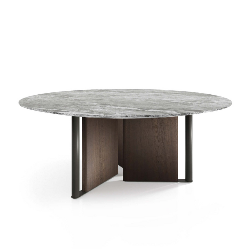 Round Sculptural Coffee Table | Lema In-Between | Italianfurniture.com