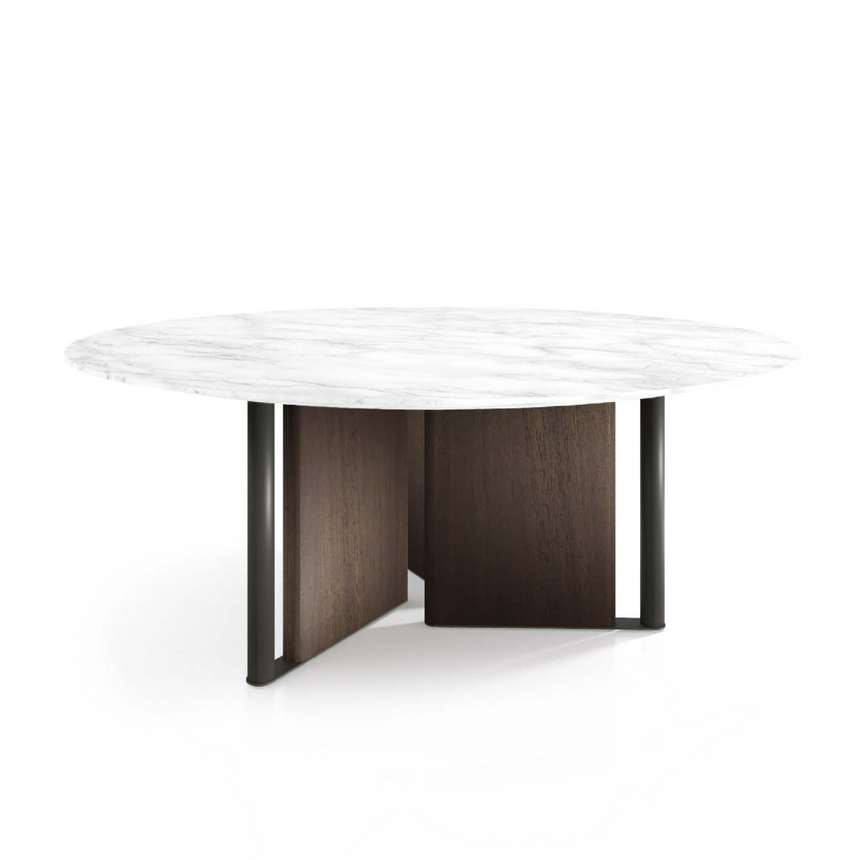 Round Sculptural Coffee Table | Lema In-Between | Italianfurniture.com