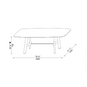 Trestle-Legged Oval Dining Table | Lema August | Italianfurniture.com