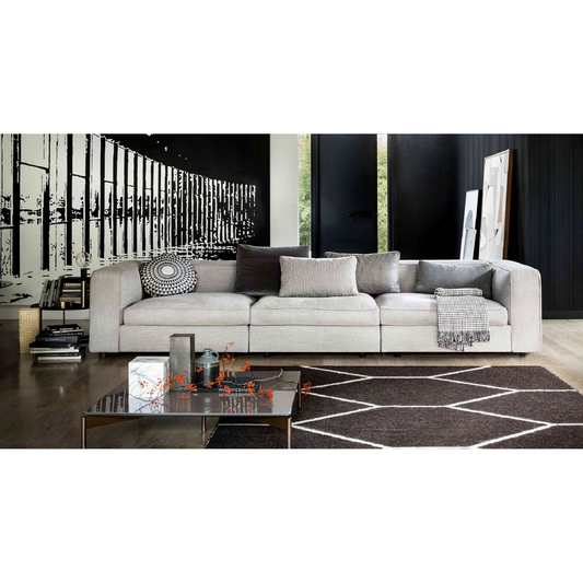 Contemporary Three Seater Sofa | Lema Snap | ItalianFurniture.com