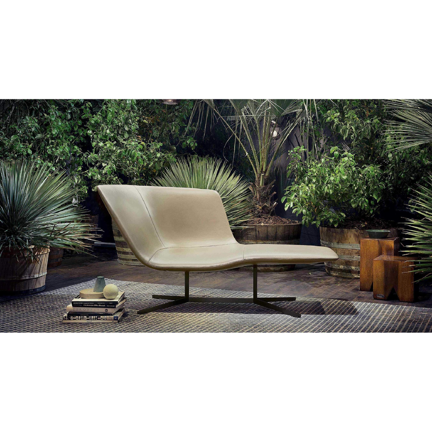 Leather Lounge Chaise | Lema Eydo | ItalianFurniture.com