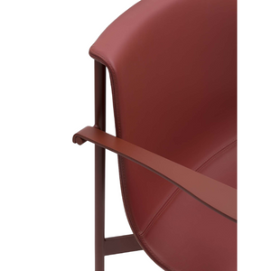 Leather Upholstered Dining Armchair | Lema Ombra | Italianfurniture.com