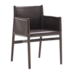 Leather Seat Side Chair | Lema Ayon | ItalianFurniture.com