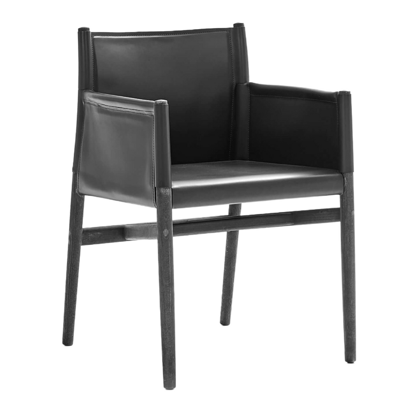 Leather Seat Side Chair | Lema Ayon | ItalianFurniture.com