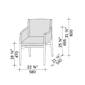 Leather Seat Side Chair | Lema Ayon