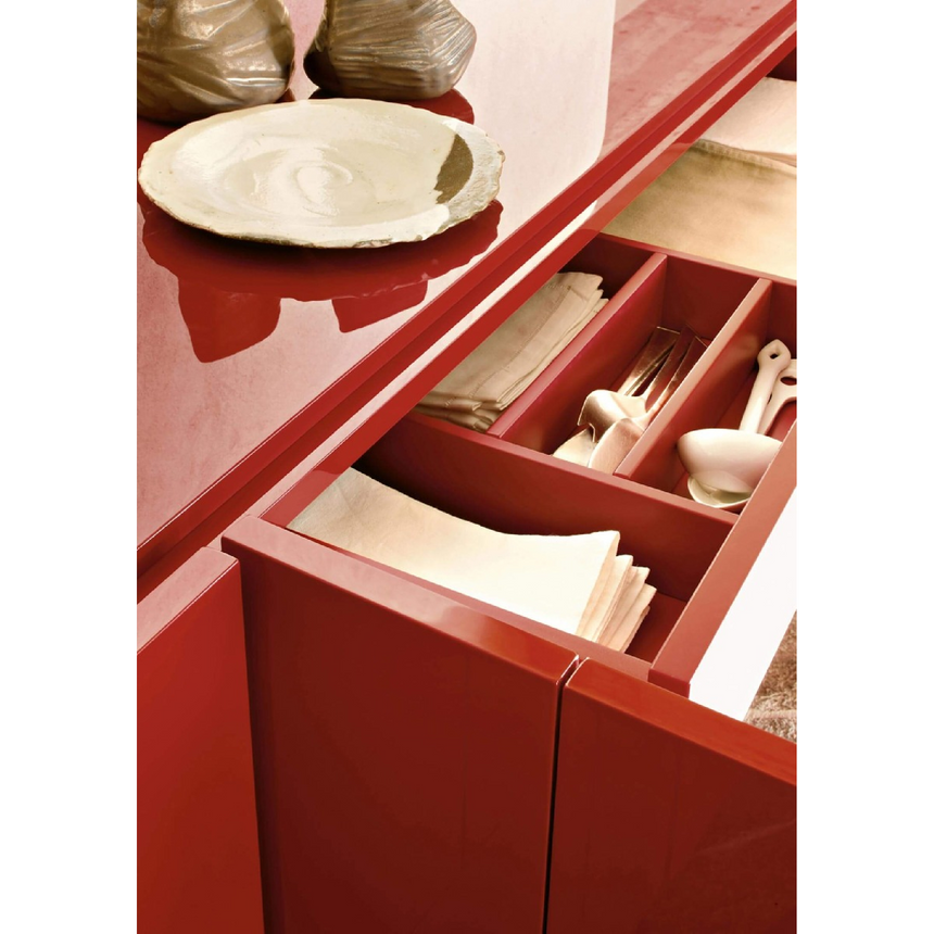 Lacquered 4-Door Sideboard | Lema Ortelia | Italianfurniture.com