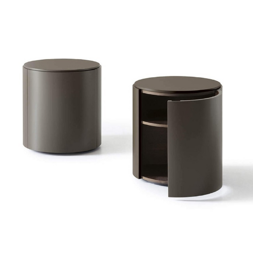 Cylindrical Bedside Table | Lema Top | Italianfurniture.com