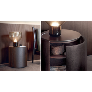 Cylindrical Bedside Table | Lema Top | Italianfurniture.com