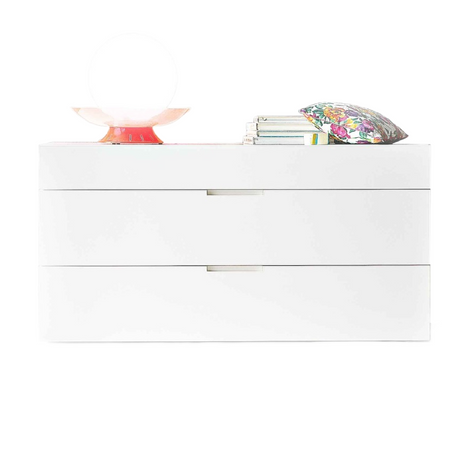 Lacquered 3-Drawer Chest | Lema Flin | Italianfurniture.com