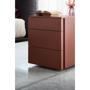 Wooden Grooved Nightstand | Lema Florens | Italianfurniture.com