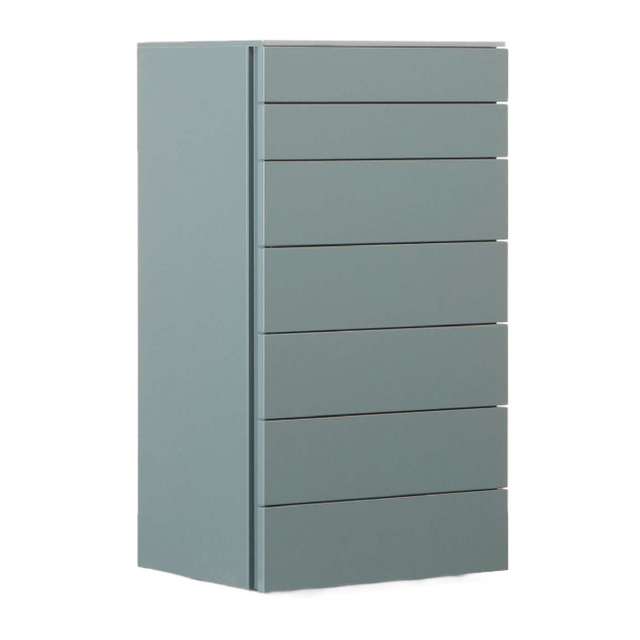 Matte Grooved Chest of Drawers | Lema Florens | Italianfurniture.com