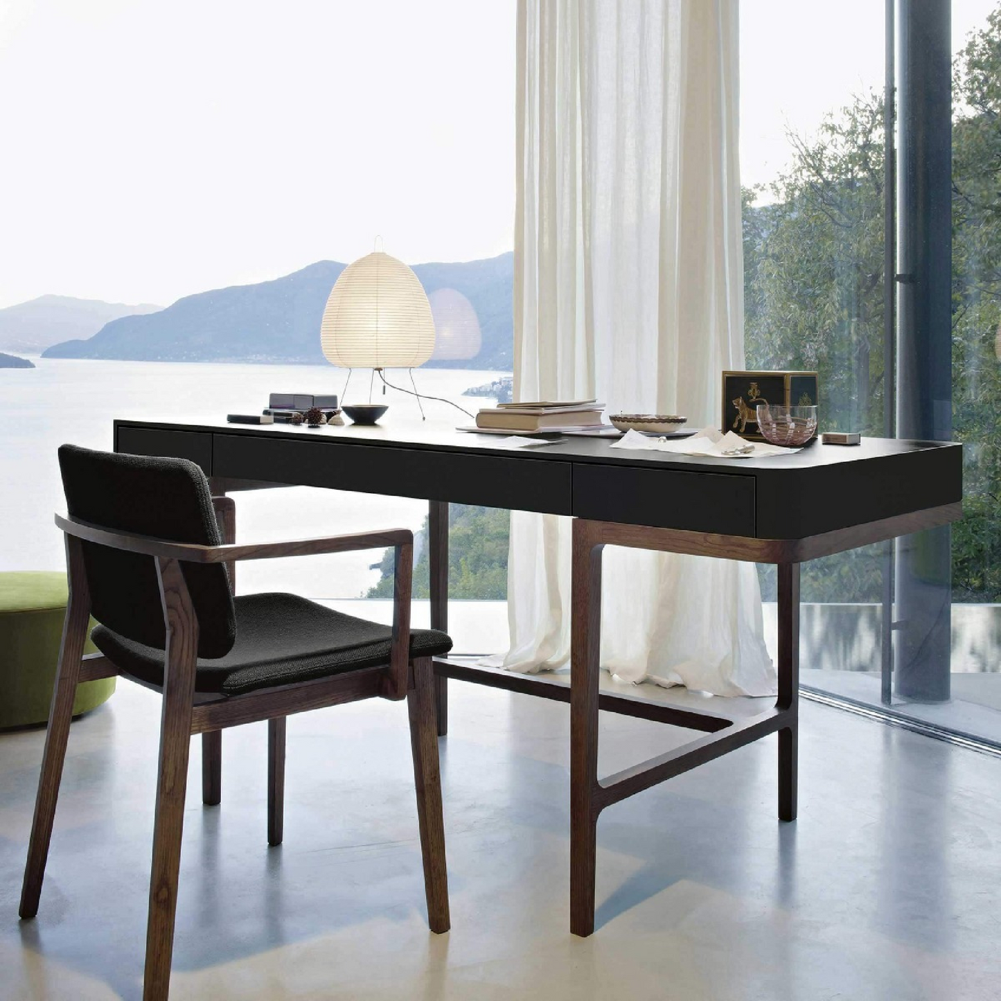 Solid Wood Minimalist Desk L | Lema Victor | Italianfurniture.com