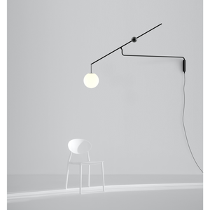 Counterweight Sphere Wall Light | Luceplan Malamata | Italianfurniture.com