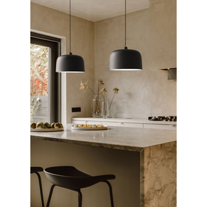 Sleek Steel Pendant Lamp | Luceplan Zile | Italianfurniture.com