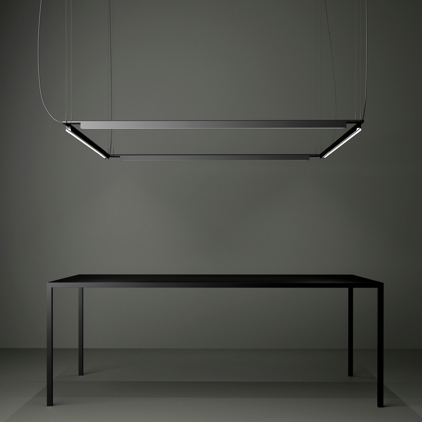 Metal Bar Pendant Lamp | Luceplan Compendium | Italianfurniture.com