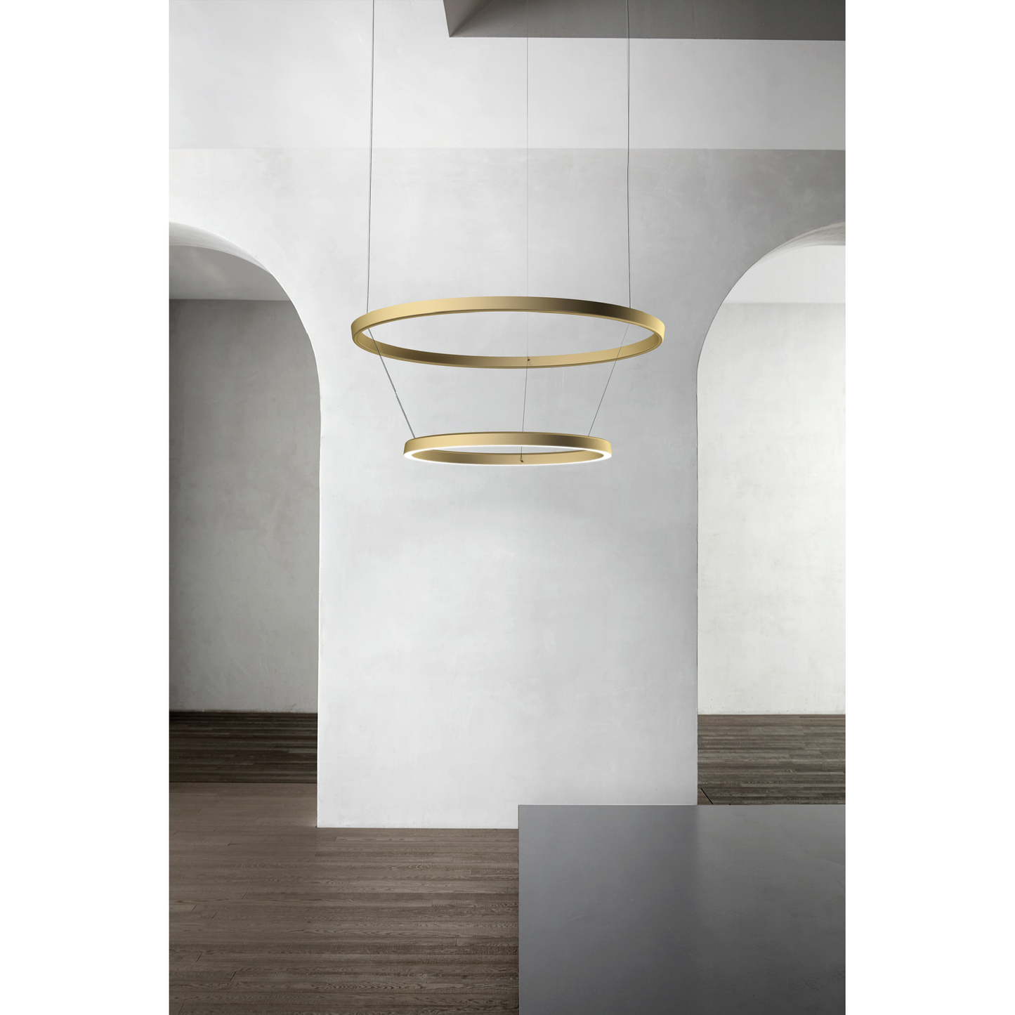 Metal LED Pendant Lamp | Luceplan Compendium Circle