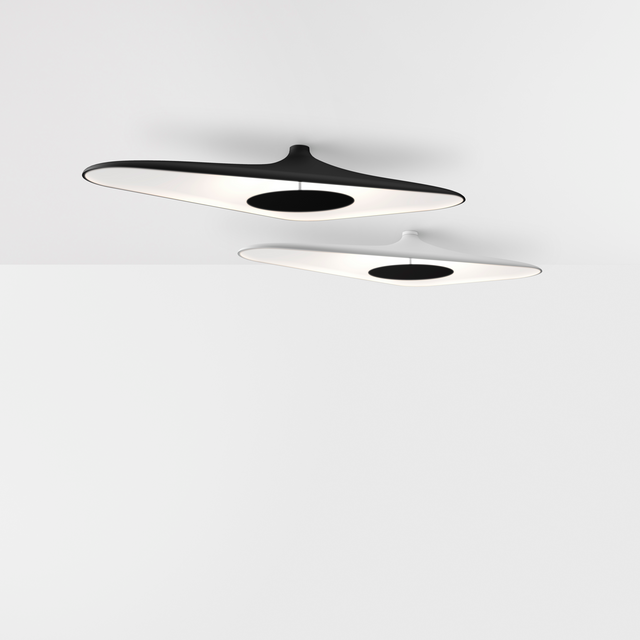 Freeform Modern Ceiling Light | Luceplan Soleil Noir | Italianfurniture.com