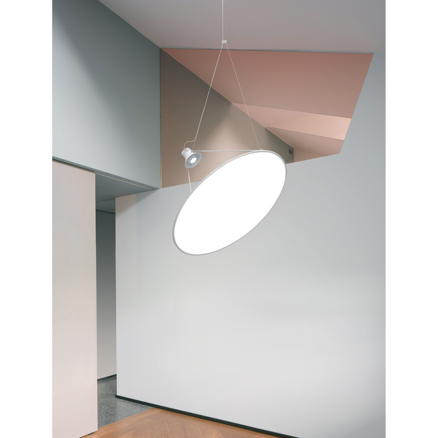 Metallized Mirror Pendant Light | Luceplan Amisol | Italianfurniture.com