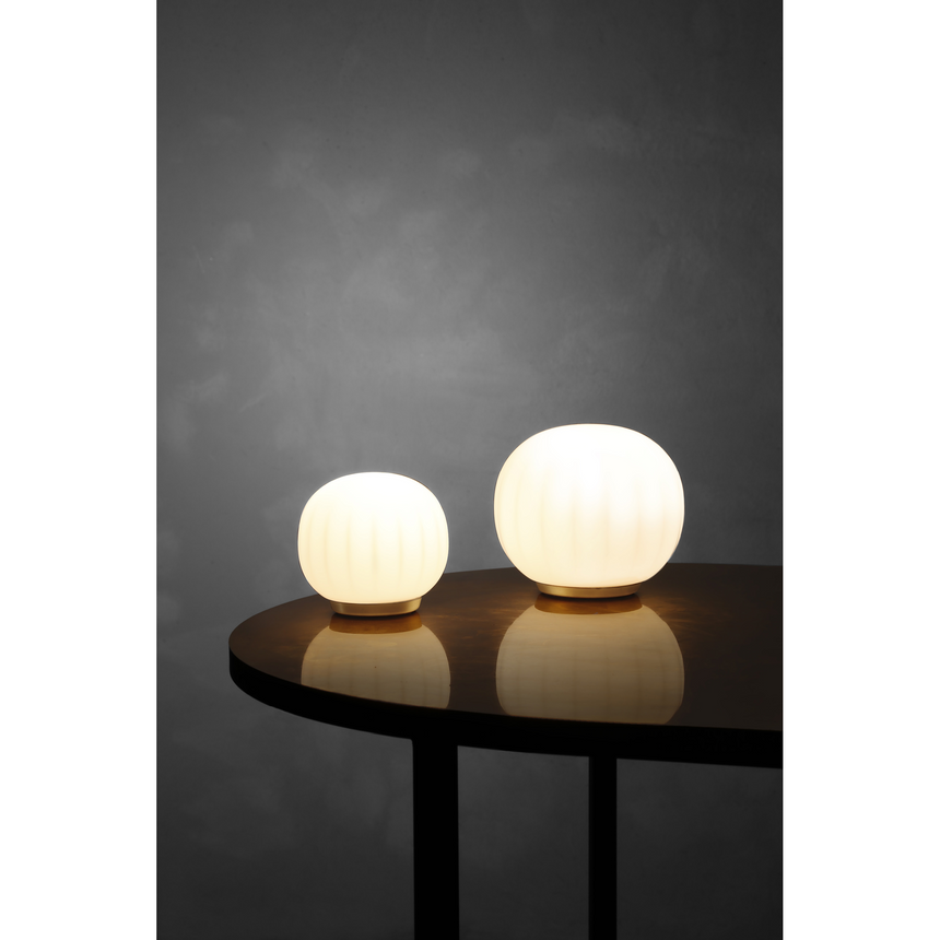 Round Glass Stemless Table Lamp | Luceplan Lita | Italianfurniture.com