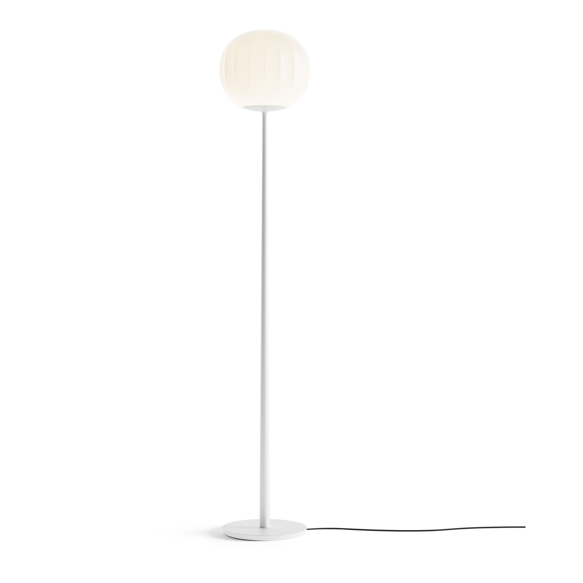 Round Blown Glass Floor Lamp | Luceplan Lita | Italianfurniture.com