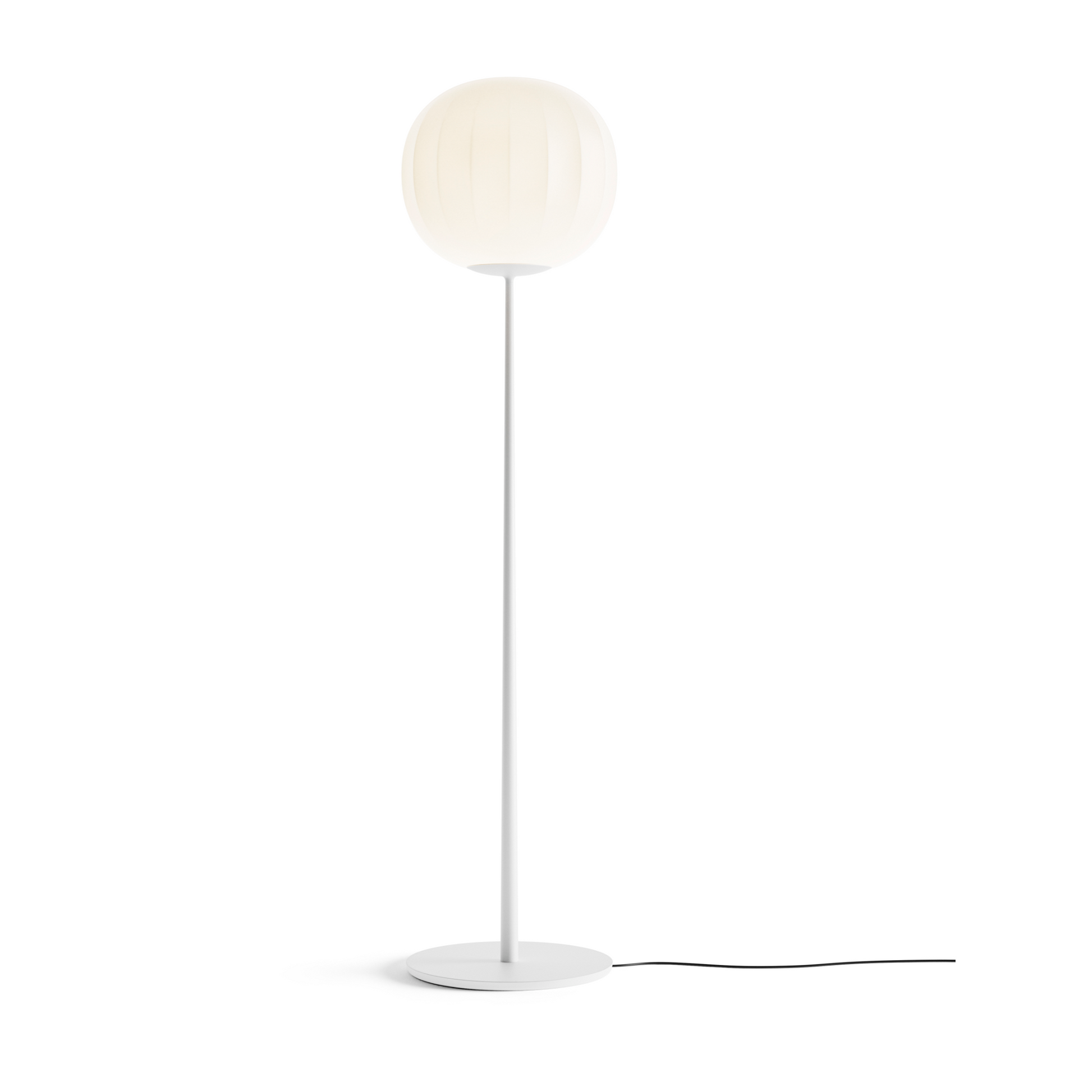 Round Blown Glass Floor Lamp | Luceplan Lita | Italianfurniture.com