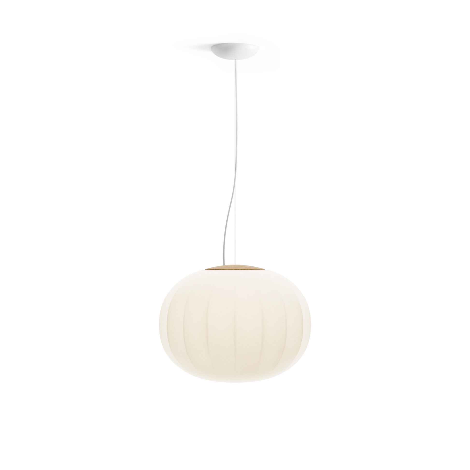 Round Blown Glass Pendant Light | Luceplan Lita | Italianfurniture.com