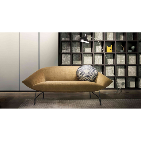 Retro Metal Framed Sofa | Lema Lennox | ItalianFurniture.com