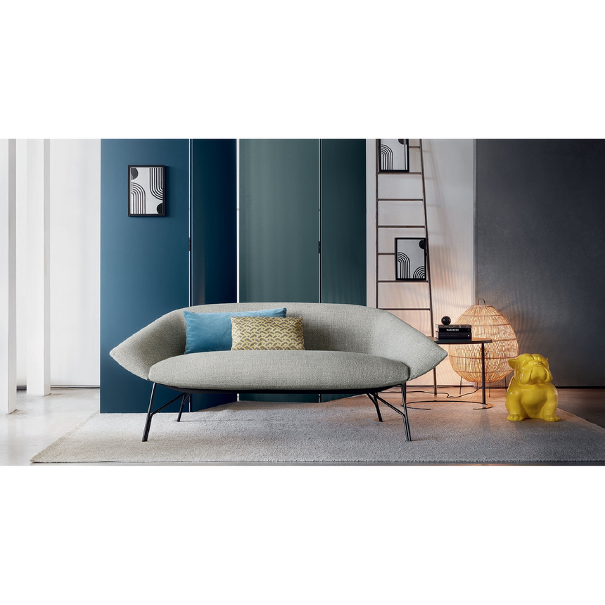 Retro Metal Framed Sofa | Lema Lennox | ItalianFurniture.com