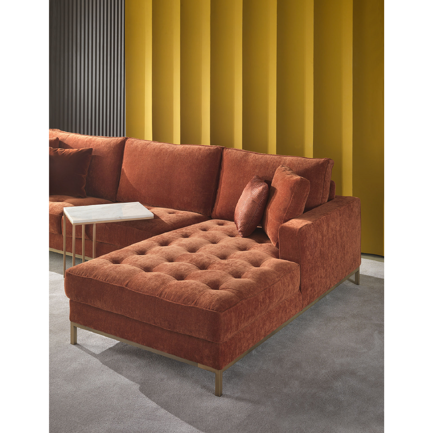 Upholstered Contemporary Corner Sofa | Marelli Lancaster | Italianfurniture.com
