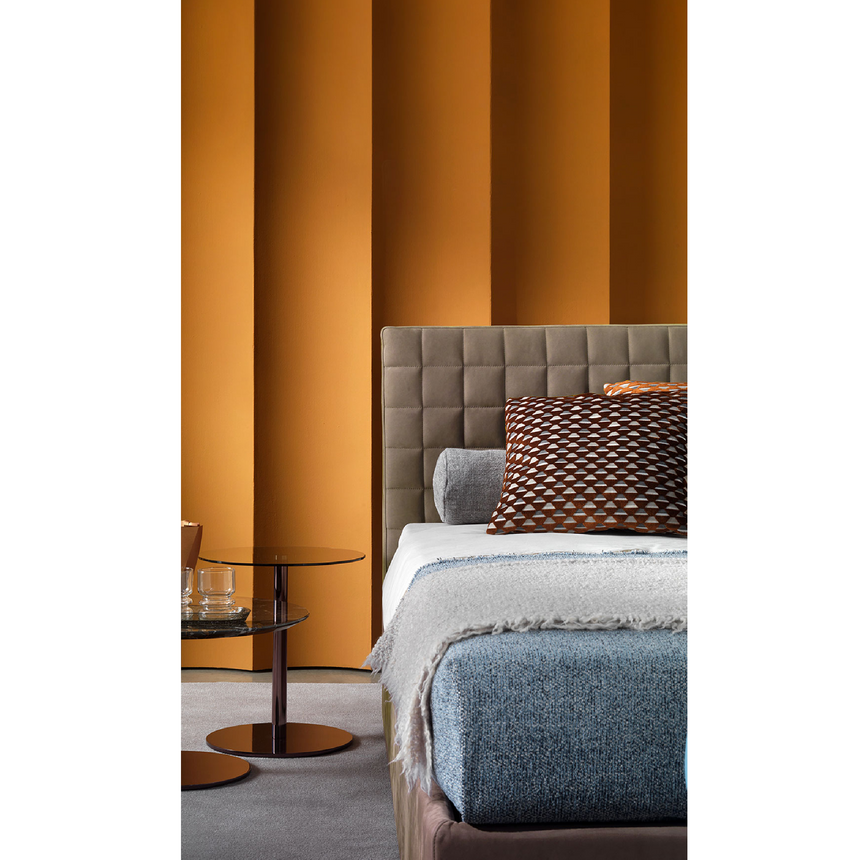 Square Quilted Bed | Marelli Brandon | Italianfurniture.com